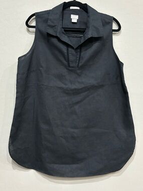 Chico’s No Iron Linen Sleeveless Top. Size 2
